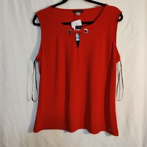 Tommy Hilfiger sleeveless blouse. NWT Size XL